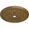 Ekena Millwork Palmetto Ceiling Medallion (Fits Canopies up to 7 5/8"), 31 1/2"OD x 3 5/8"ID x 1 3/4"P, Pale Gold CM31PMPAS - alternate 3